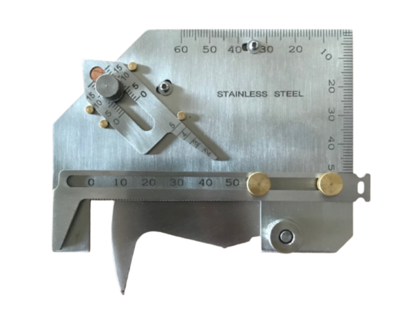 WGU-8M 焊道規用於測焊道厚度0~15mm；及 隙間測定2~5mm