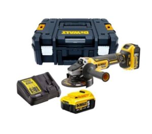 DEWALT DCG405P2 4”砂輪機(側滑式開關)